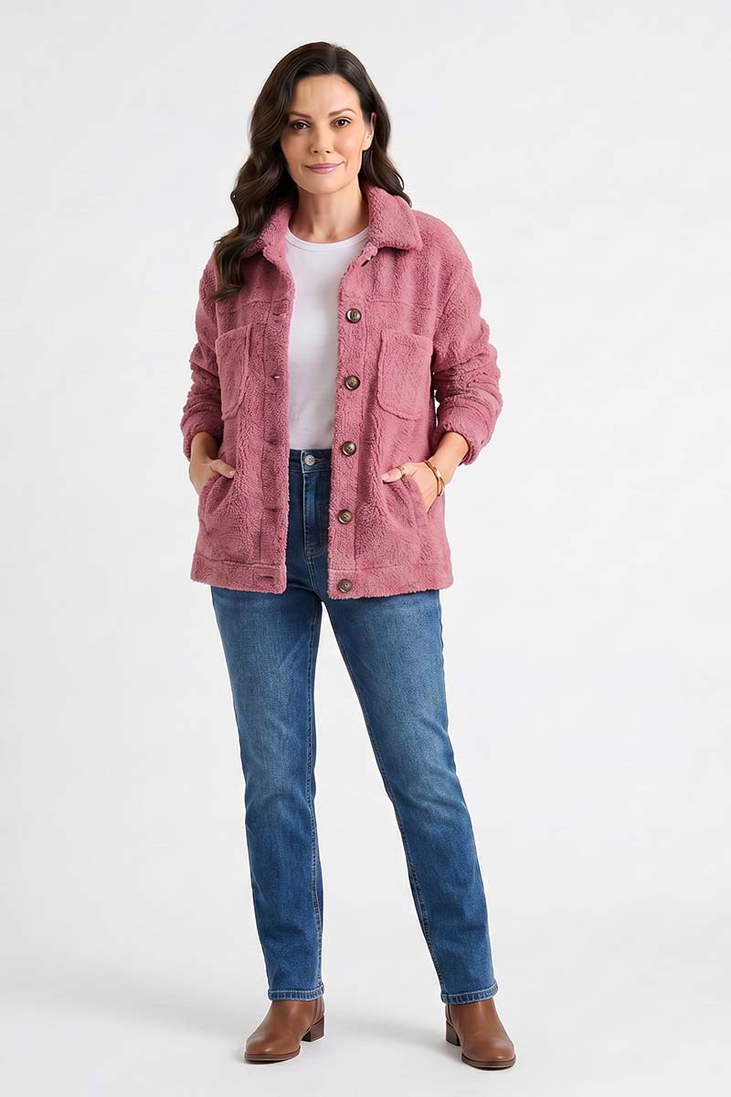 Grace | Cosy Teddy Jacket