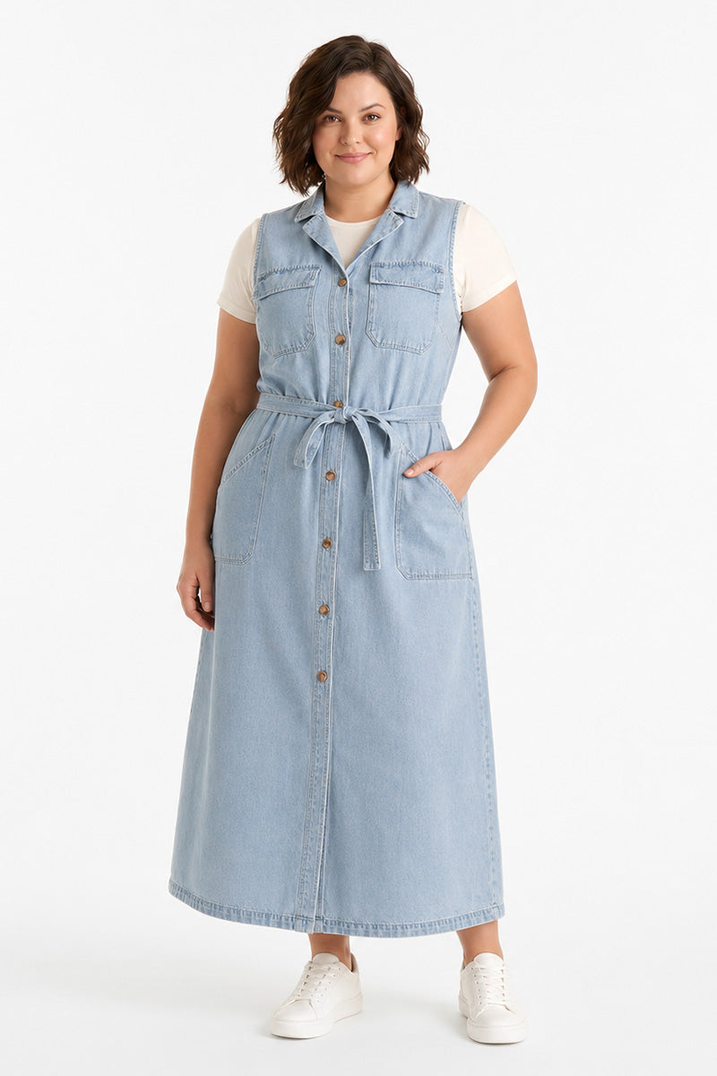 Ruth | Longline Denim Layer