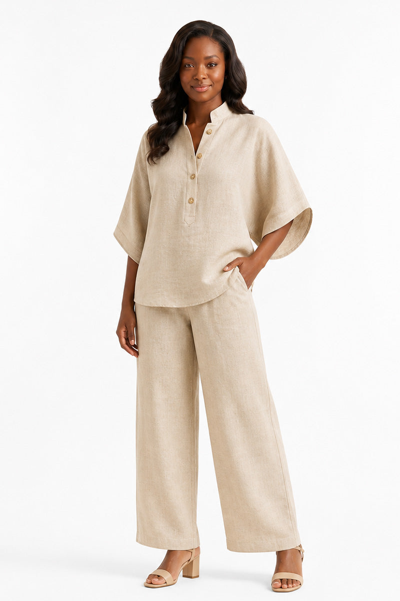 Naomi | Cotton Linen Two-Piece Set