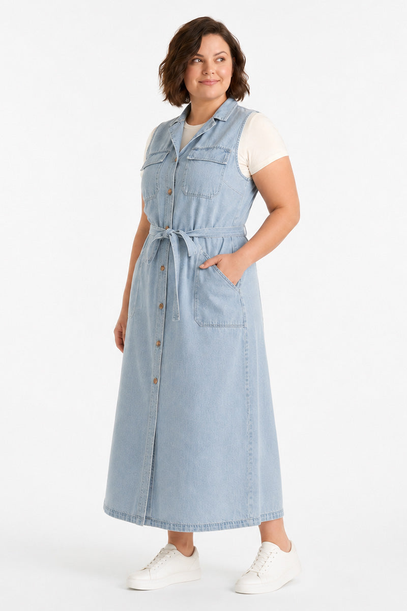 Ruth | Longline Denim Layer