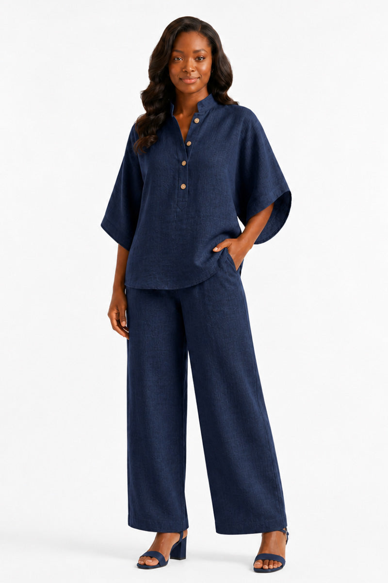 Naomi | Cotton Linen Two-Piece Set